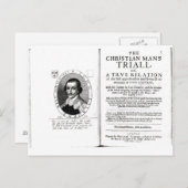 Der Prozess gegen den Christlichen Mann' von John Postkarte (Vorne/Hinten)