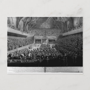 Der Prozess gegen Warren Hastings Postkarte