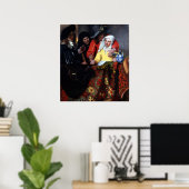 Der Prozess von Johannes Vermeer Poster (Heimbüro)