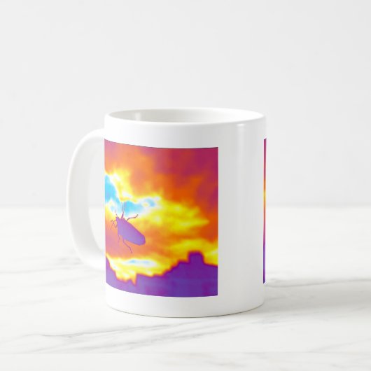 Der psychedelische Fehler Kaffeetasse (Vorderseite Links)