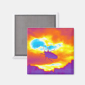 Der psychedelische Fehler Magnet (Vorderseite/Rückseite)