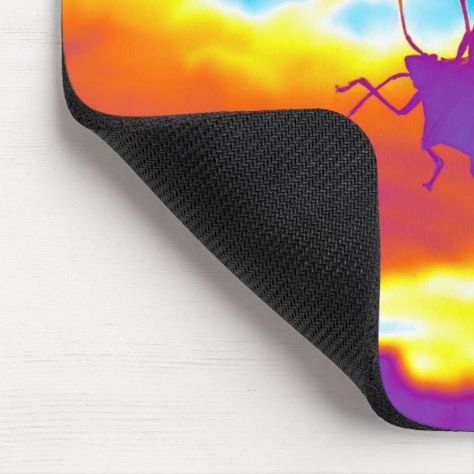 Der psychedelische Fehler Mousepad (Ecke)