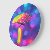Der psychedelische Pilz Große Wanduhr (Winkel)