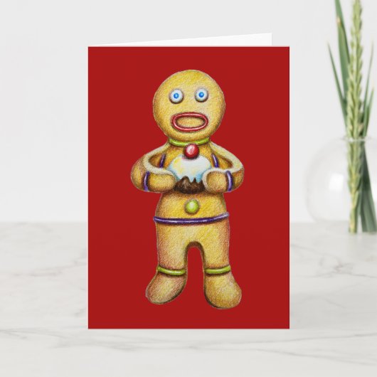 Der Pudding-Dieb Dankeskarte (Vorderseite)