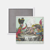 Der Pudding in Gefahr, 1805 Magnet (Vorderseite/Rückseite)