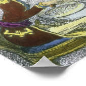 Der Pudding in Gefahr, 1805 Poster (Ecke)