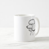 DER PUDEL KAFFEETASSE (VorderseiteRechts)