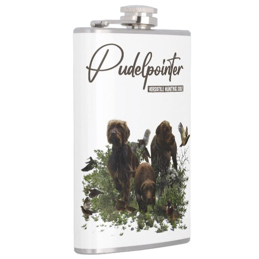 Der Pudelpointer Flachmann (Rechts)