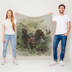 Der Pudelpointer Fleecedecke