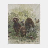 Der Pudelpointer Fleecedecke (Vorderseite)