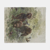 Der Pudelpointer Fleecedecke (Vorderseite (Horizontal))