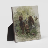 Der Pudelpointer Fotoplatte (Vorderseite)