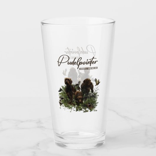 Der Pudelpointer Glas (Vorderseite)