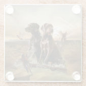 Der Pudelpointer Glasuntersetzer (Rückseite)