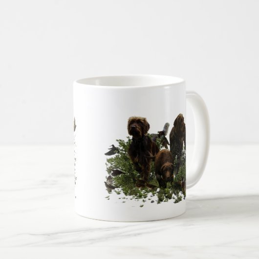 Der Pudelpointer Kaffeetasse (VorderseiteRechts)