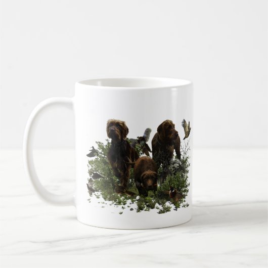 Der Pudelpointer Kaffeetasse (Links)