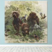 Der Pudelpointer Leinwanddruck (Insitu (Holzboden))