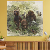 Der Pudelpointer Leinwanddruck (Insitu (Wohnzimmer))