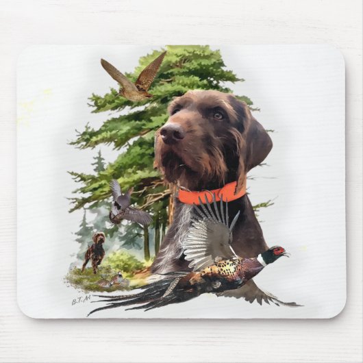 Der Pudelpointer Mousepad (Vorne)