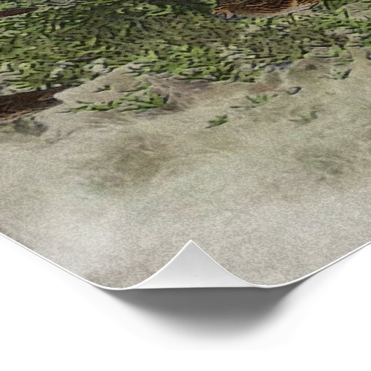 Der Pudelpointer Poster (Ecke)