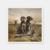 Der Pudelpointer Serviette (Vorderseite)