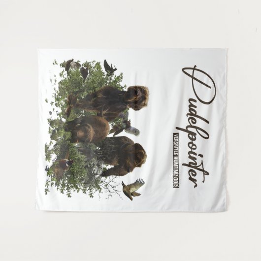 Der Pudelpointer Wandteppich (Vorderseite (Horizontal))