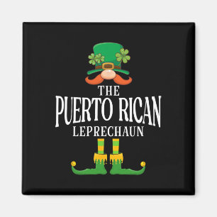Der puerto-ricanische Leprechaun St. Patricks Day Magnet