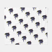 "Der Puffer-" Fische mit Haltung Fleecedecke (Vorderseite (Horizontal))