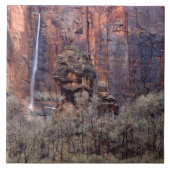 Der Pulpit und der flüchtige Wasserfall Fliese (Vorderseite)