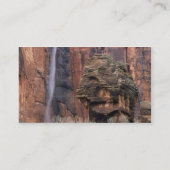 Der Pulpit und der flüchtige Wasserfall Visitenkarte (Rückseite)