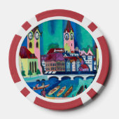 Der Puls der Stadt, Ernst Ludwig Kirchner Zürich Pokerchips (Rückseite)