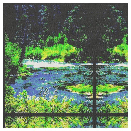 Der Pulver-Fluss Stoff (Nahaufnahme)