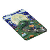 DER PUMPKIN-MANN TREFFT DEN MANN IM MUND, HALLOWEE MAGNET (Rechte Seite)