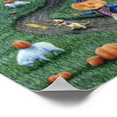 DER PUMPKIN-MANN TREFFT DEN MANN IM MUND, HALLOWEE POSTER (Ecke)
