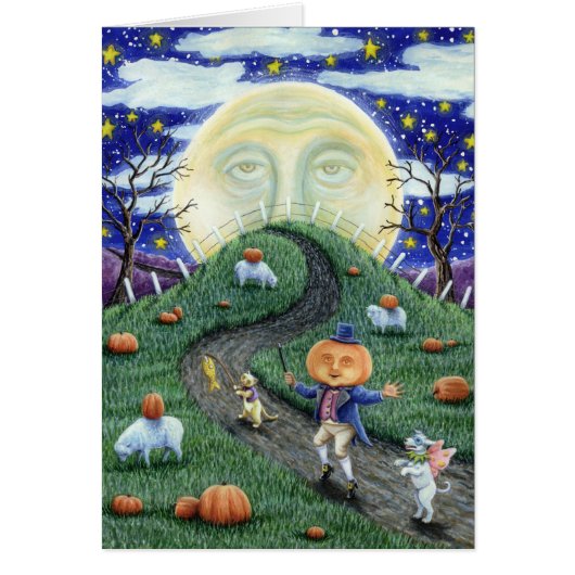 DER PUMPKIN-MANN TREFFT DEN MANN IN DER MONDKARTE (Vorne)