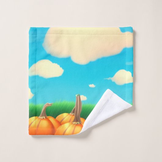 Der Pumpkin-Patch Badhandtuch Set (Waschlappen)
