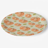 Der Pumpkin-Patch Pappteller (Schrägansicht)