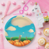 Der Pumpkin-Patch Pappteller (Party)