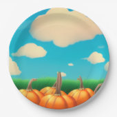 Der Pumpkin-Patch Pappteller (Vorderseite)