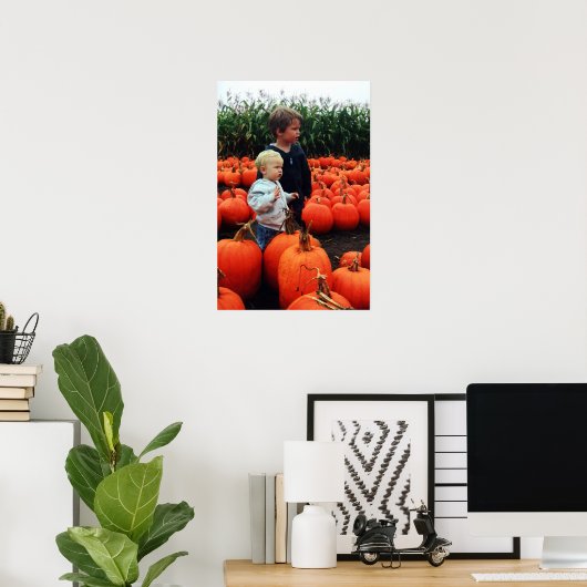 Der Pumpkin-Patch Poster (Heimbüro)