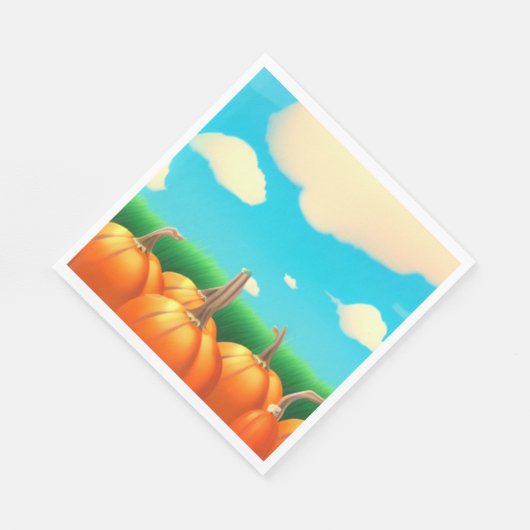 Der Pumpkin-Patch Serviette (Ecke)