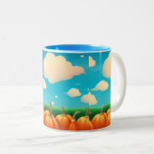 Der Pumpkin-Patch Zweifarbige Tasse (VorderseiteRechts)