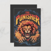 Der Punisher Fierce Lion Graphic Einladung (Vorne/Hinten)