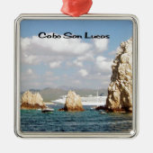 Der Punkt bei Cabo San Lucas Silbernes Ornament (Vorne)
