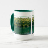 Der Punkt des grünen Mannes Tasse (Vorderseite Links)