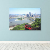 Der Punkt Leinwanddruck (Insitu (Holzboden))