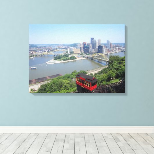 Der Punkt Leinwanddruck (Insitu (Holzboden))