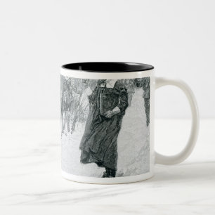 Der Puritaner-Gouverneur Zweifarbige Tasse
