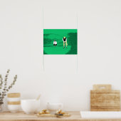 Der Putt - Die originelle Golftasche Poster (Küche)