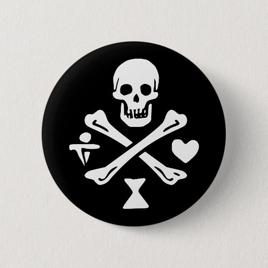 Der Pyrate Saga Knopf Button (Vorderseite)